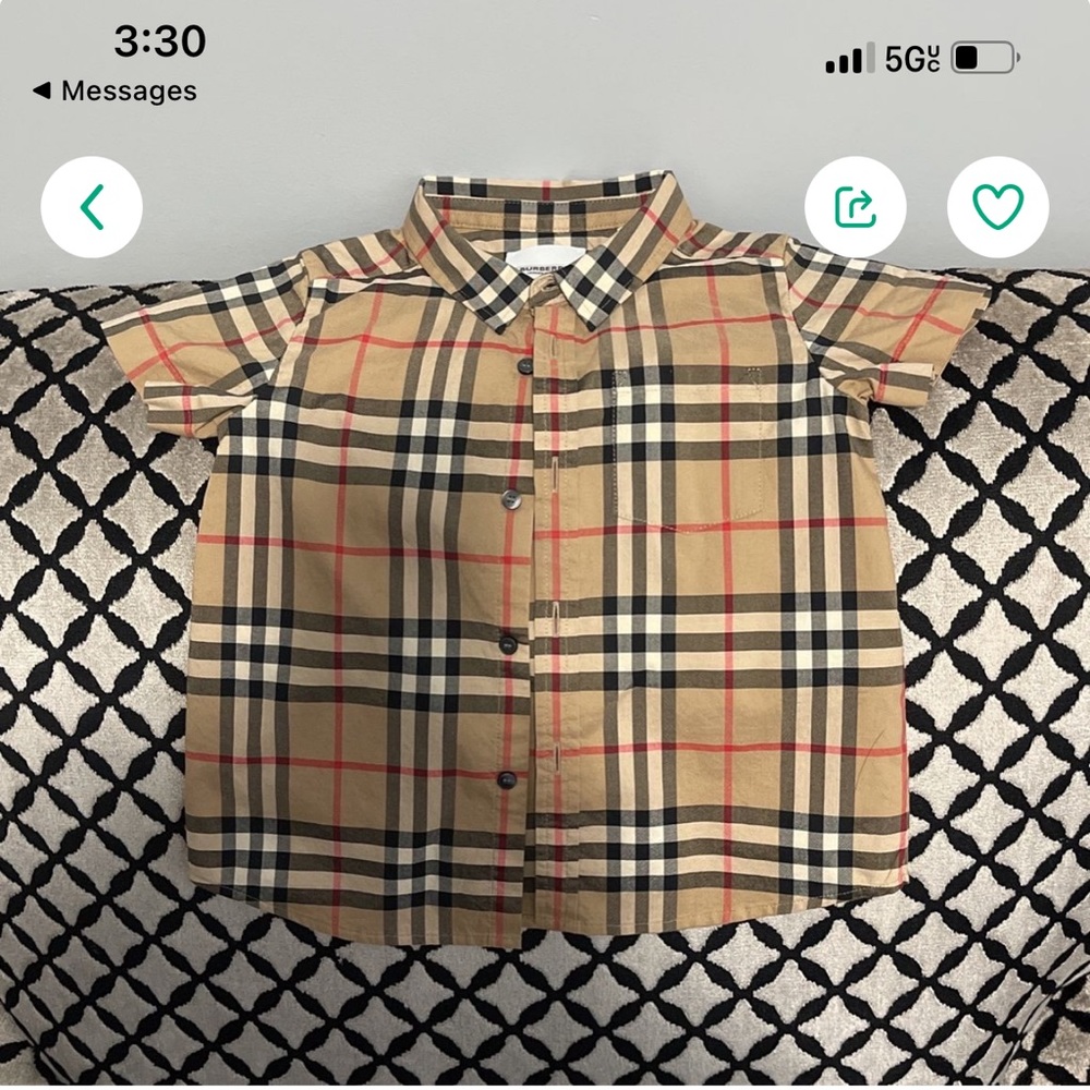 Toddler Burberry shirt